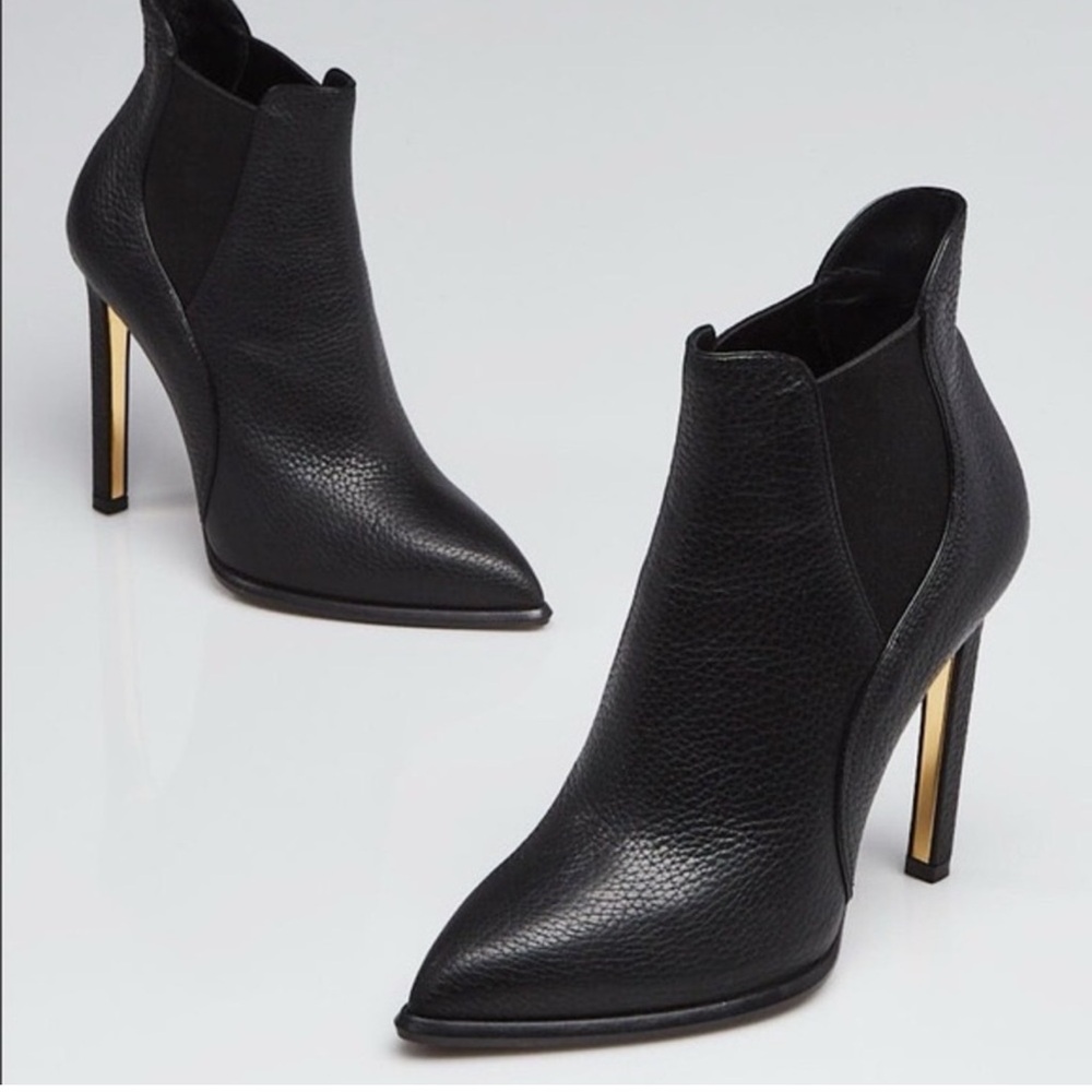 LV leather booties 38.5